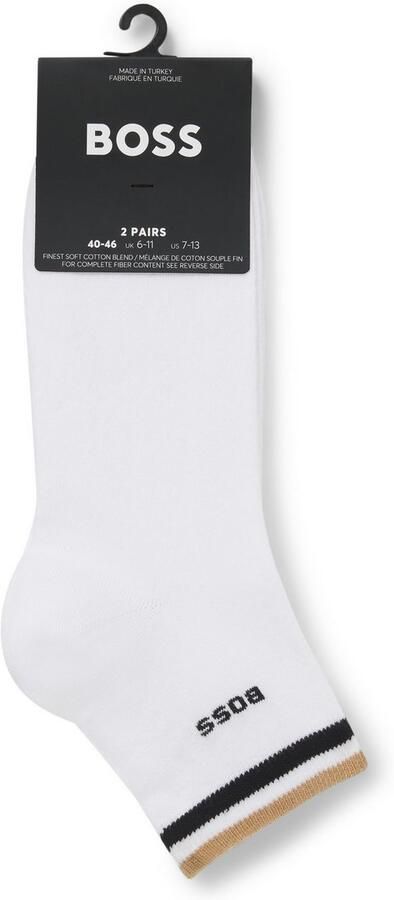 BOSS Vrijetijdssokken 2P SH Stripe CC (set 2 paar 2 stuks) - Foto 7