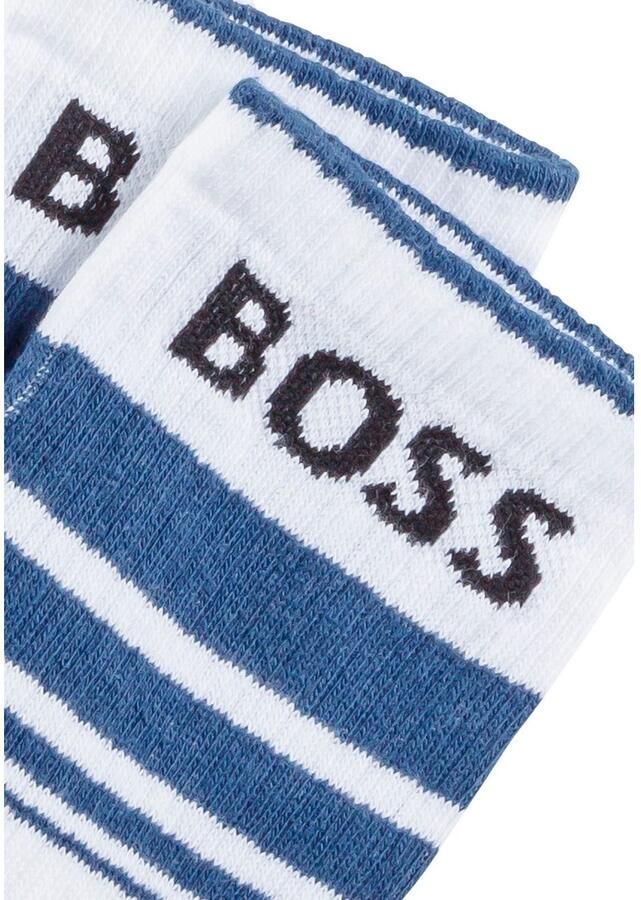 BOSS Vrijetijdssokken 3P QS Rib Stripe CC (set 3 paar)