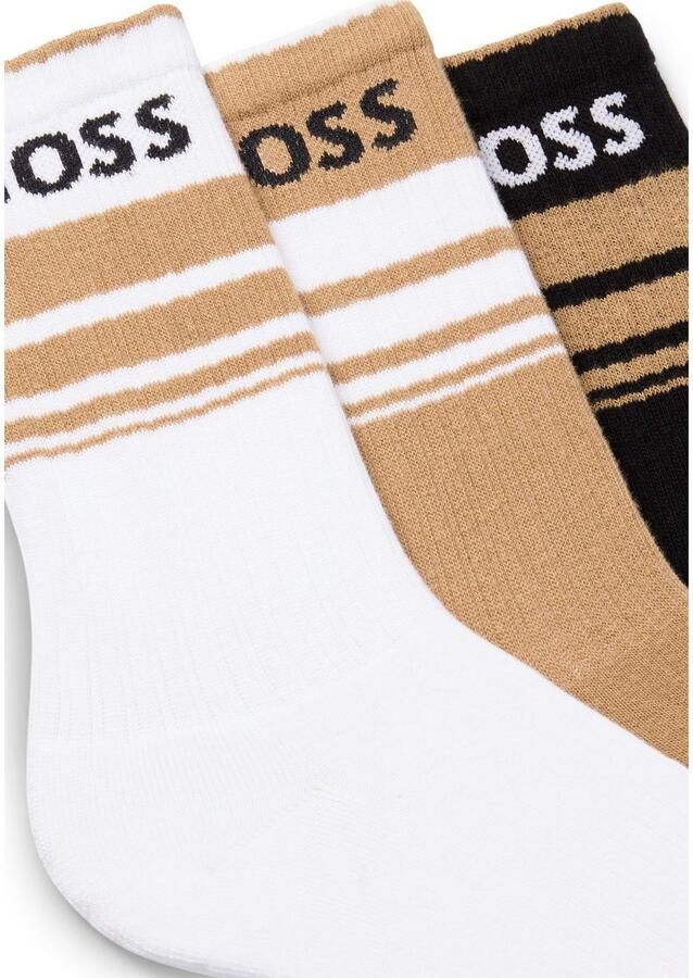 BOSS Vrijetijdssokken 3P QS Rib Stripe CC (set 3 paar) - Foto 2