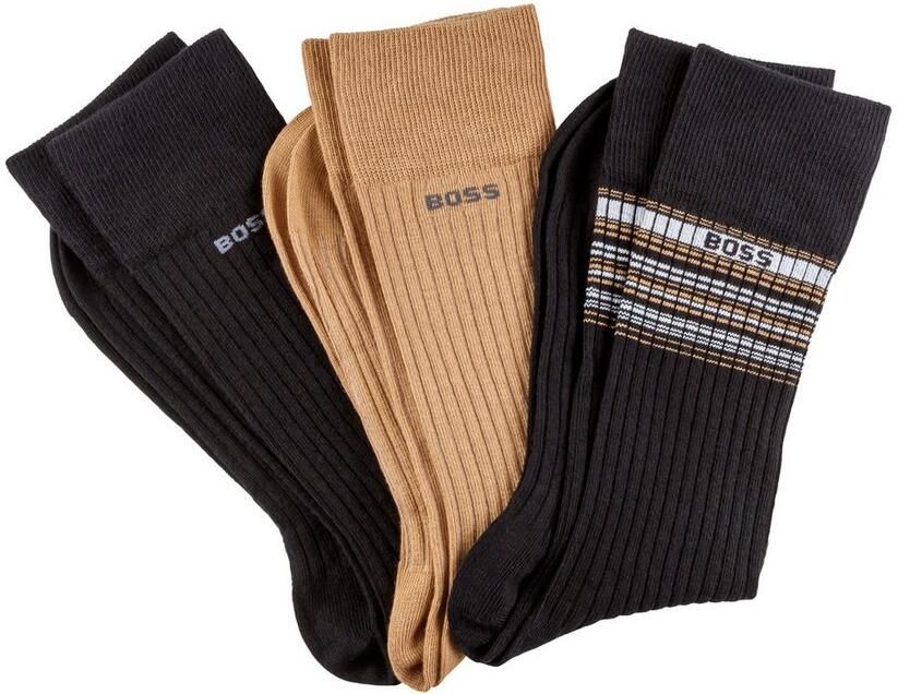 BOSS Vrijetijdssokken 3P RS Rib Stripe (set 3 paar) - Foto 5