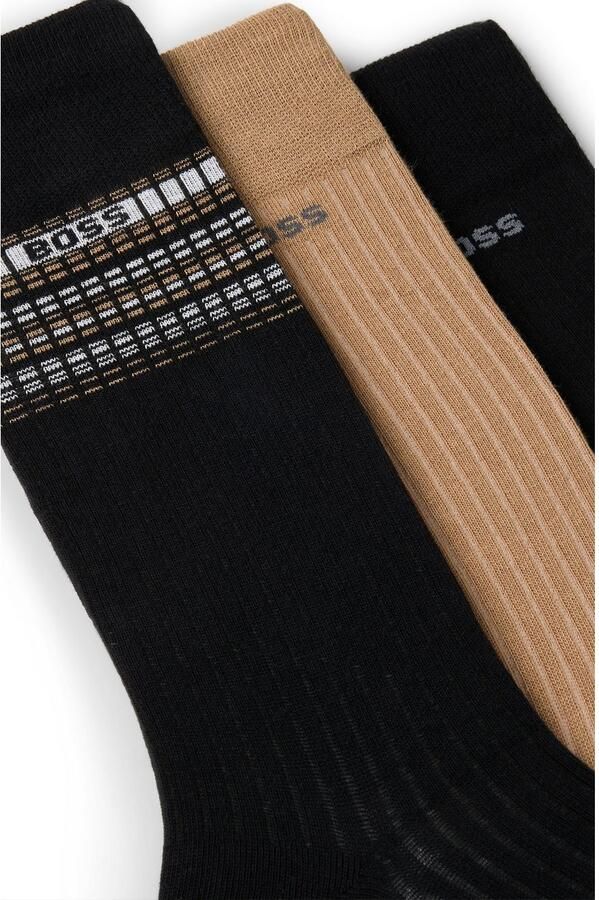 BOSS Vrijetijdssokken 3P RS Rib Stripe (set 3 paar) - Foto 2
