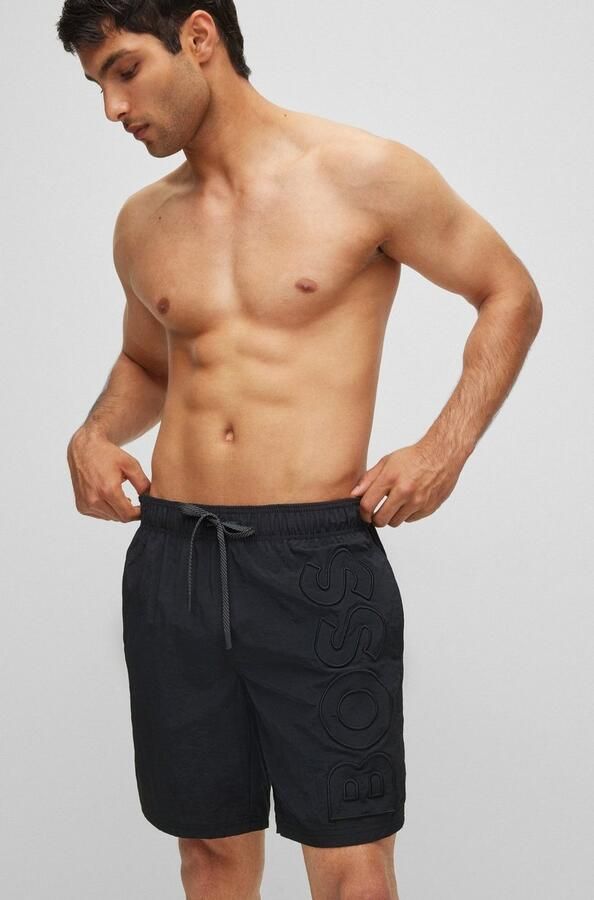 Boss Zwembroek met elastische band model 'Whale' - Foto 5