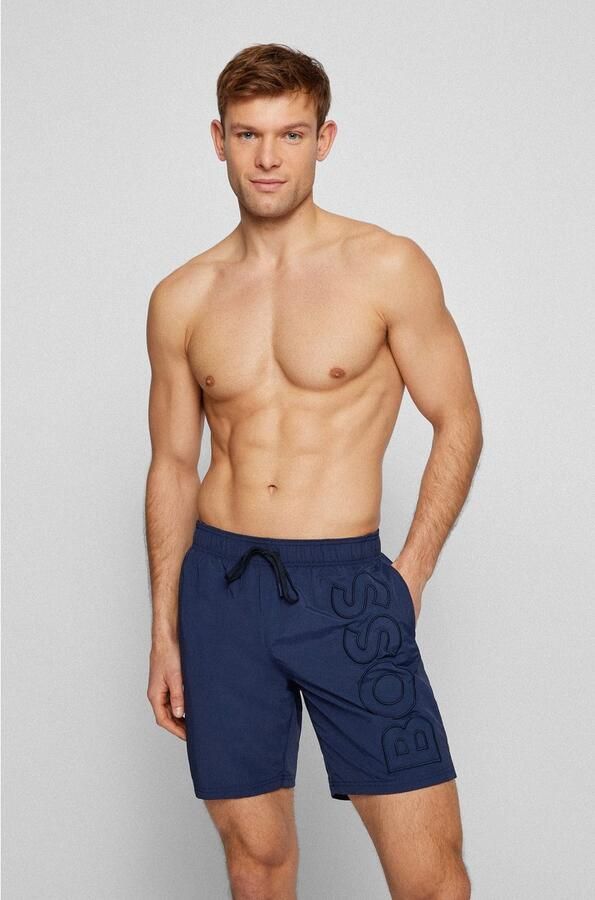 Boss Zwembroek met elastische band model 'Whale' - Foto 5