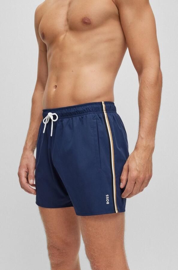 Boss Heren Zwemshorts Stijlvol Comfortabel Blue Heren - Foto 4