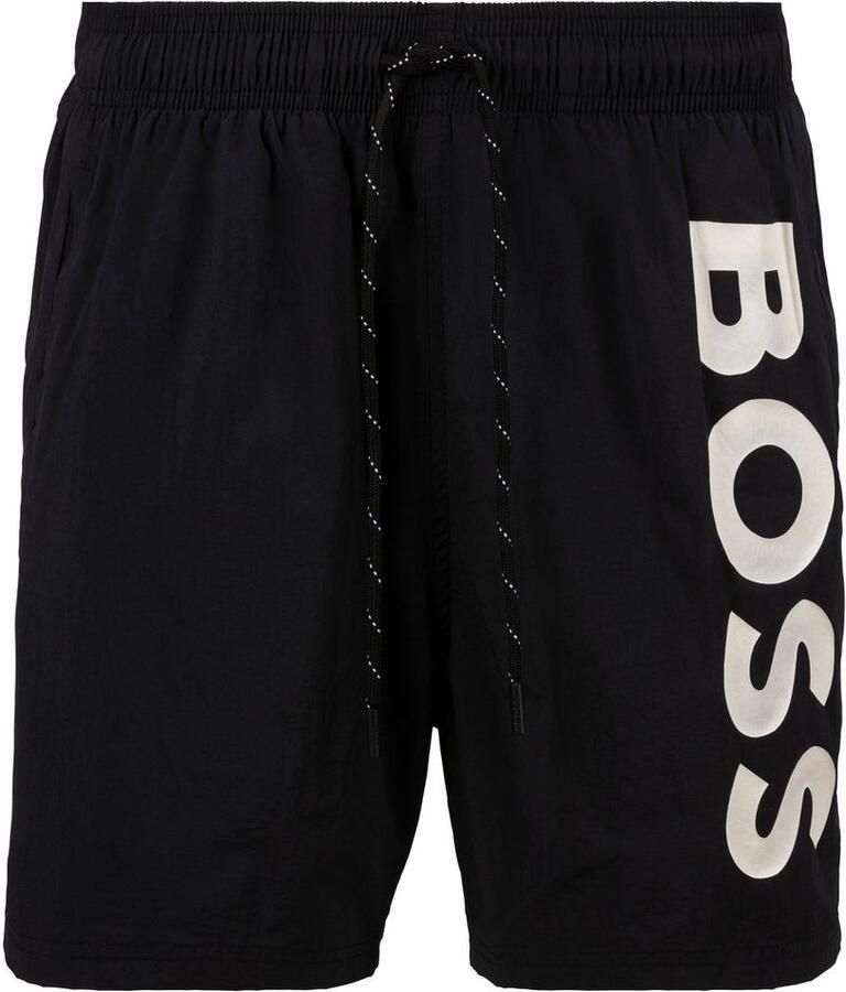 BOSS Zwemshort Octopus Met logotekst elastische tailleband met koord - Foto 2