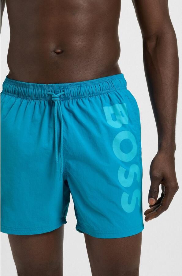 BOSS Zwemshort Octopus Met logotekst elastische tailleband met koord - Foto 2