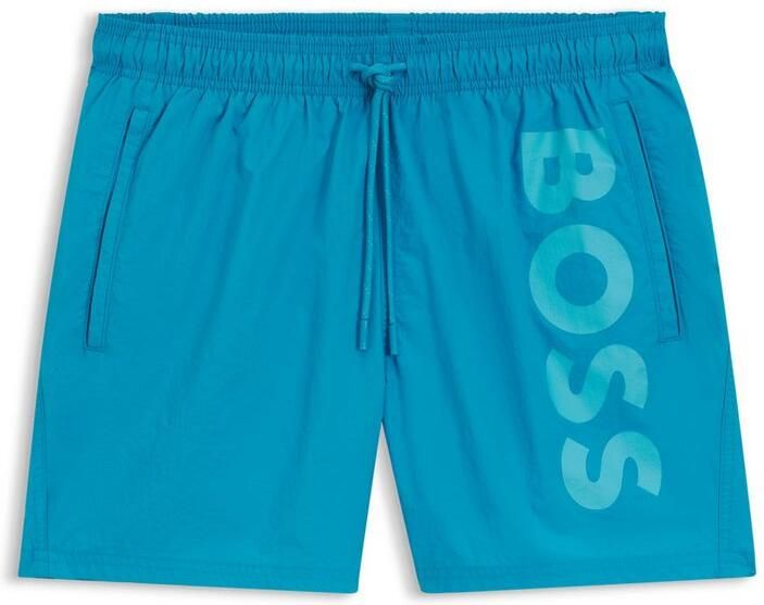 BOSS Zwemshort Octopus Met logotekst elastische tailleband met koord - Foto 4