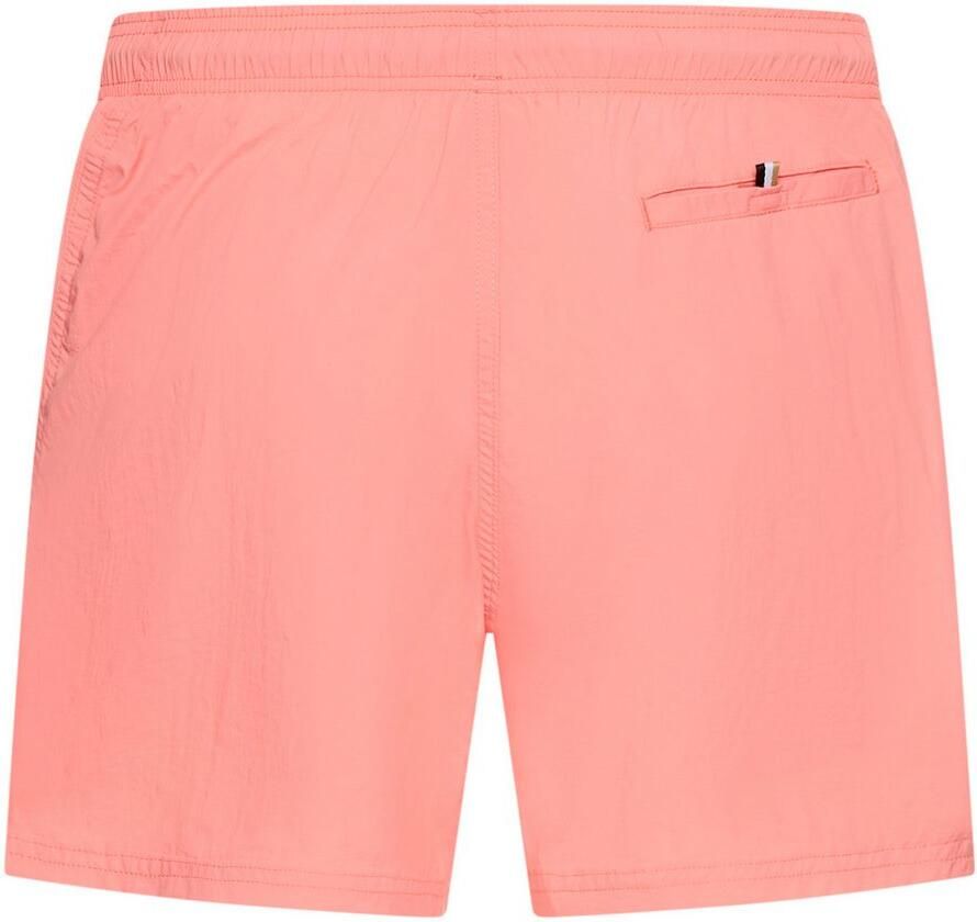 BOSS Zwemshort Octopus Met logotekst elastische tailleband met koord