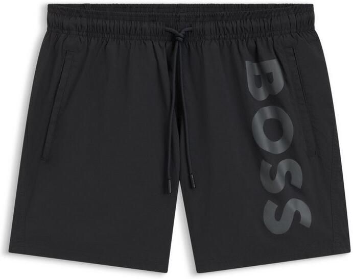 BOSS Zwemshort Octopus Met logotekst elastische tailleband met koord - Foto 3