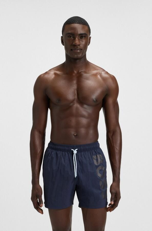 BOSS Zwemshort Octopus Met logotekst elastische tailleband met koord - Foto 4