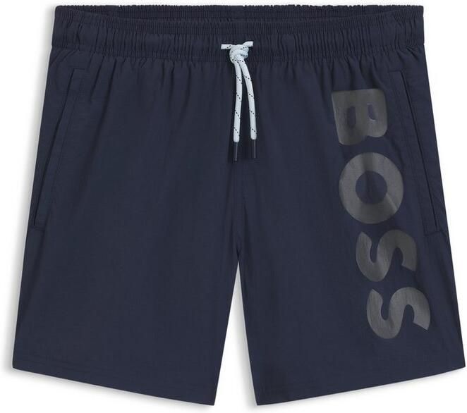 BOSS Zwemshort Octopus Met logotekst elastische tailleband met koord - Foto 3