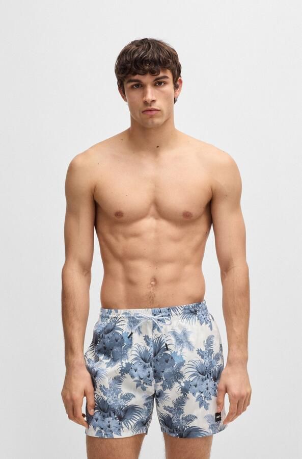 BOSS Zwemshort Piranha met kleurrijke all-over print - Foto 5