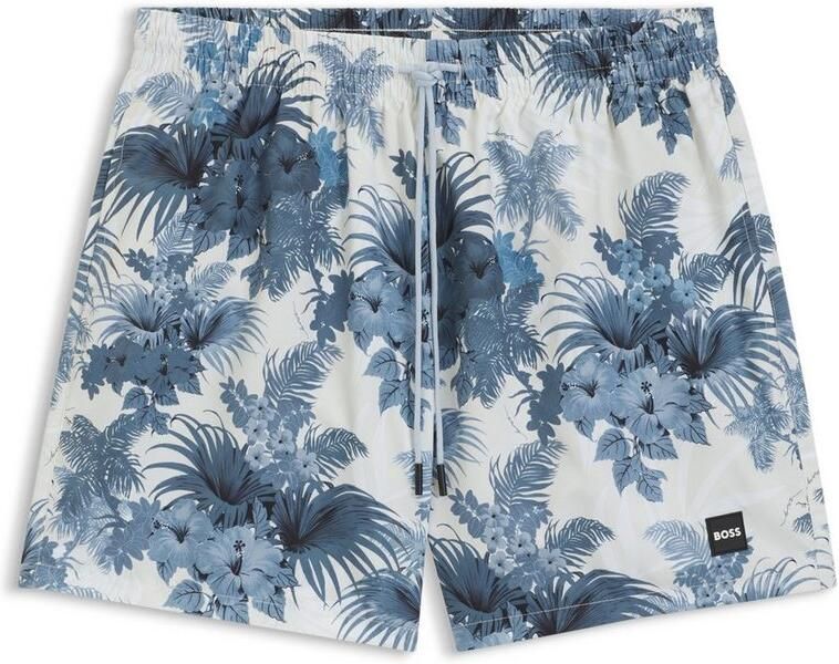 BOSS Zwemshort Piranha met kleurrijke all-over print - Foto 4
