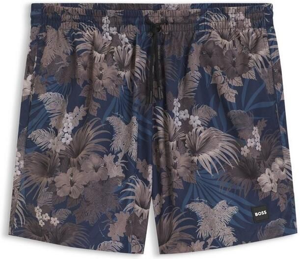 BOSS Zwemshort Piranha met kleurrijke all-over print - Foto 8
