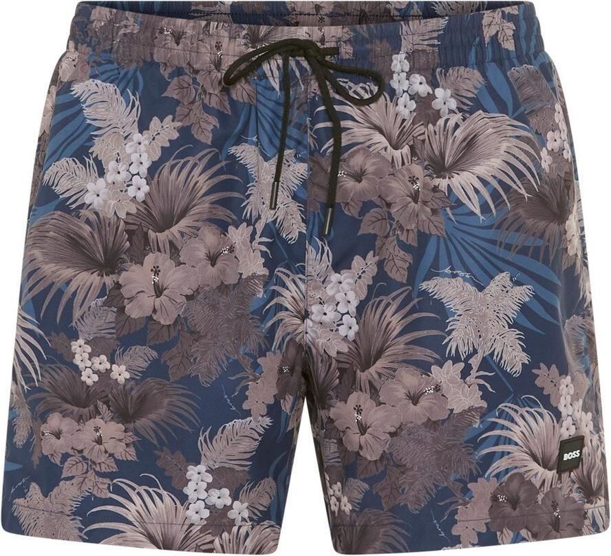 BOSS Zwemshort Piranha met kleurrijke all-over print - Foto 3