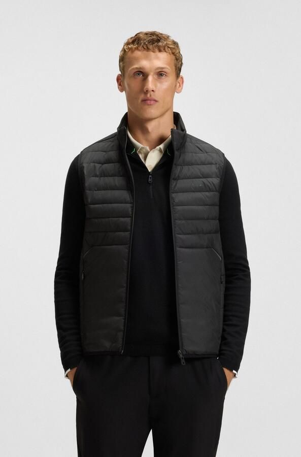 BOSS GREEN Bodywarmer V Urbanex Vest met zachte stretch-inzetten en reflecterende details - Foto 6