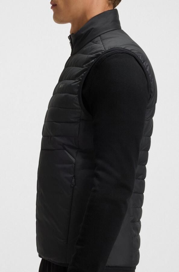 BOSS GREEN Bodywarmer V Urbanex Vest met zachte stretch-inzetten en reflecterende details - Foto 3