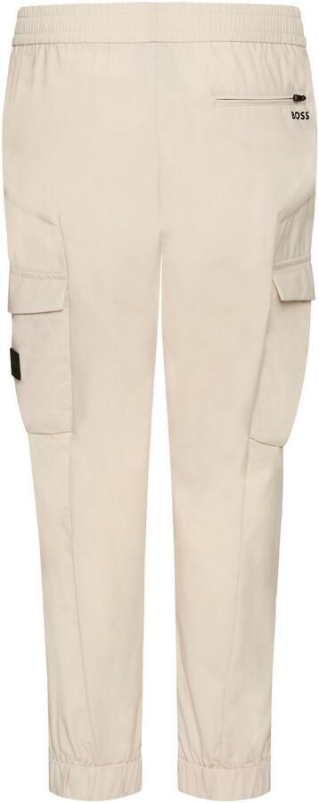 BOSS GREEN Cargobroek T Urbanex-CargoLight met elastische tailleband en trekkoord cargobroek joggingbroek stretchbroek