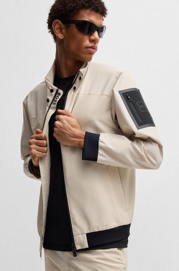 BOSS GREEN Functioneel jack J Larzac met mouwzakje - Foto 4