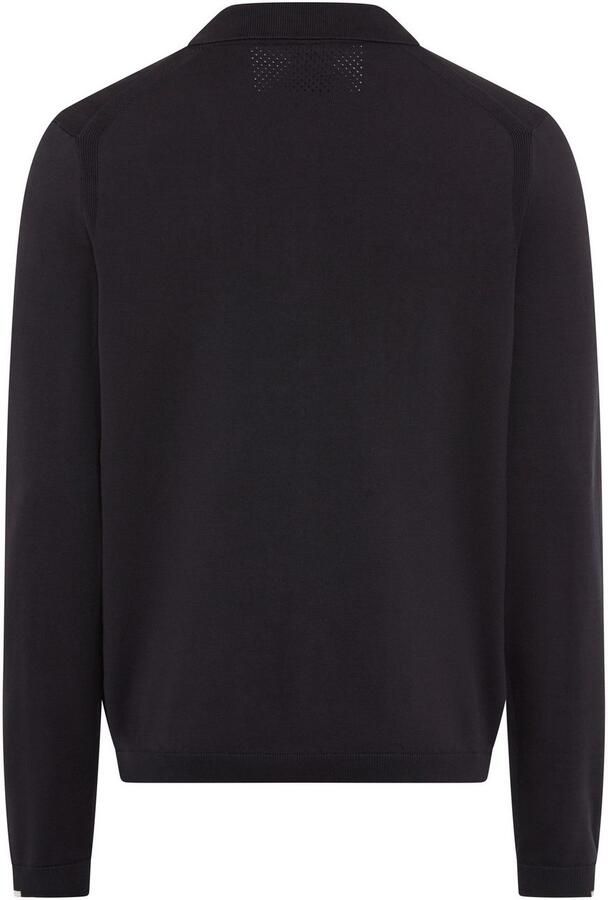 BOSS GREEN Gebreide trui KN Ever-X PL met ritssluiting regular fit ton sur ton logo