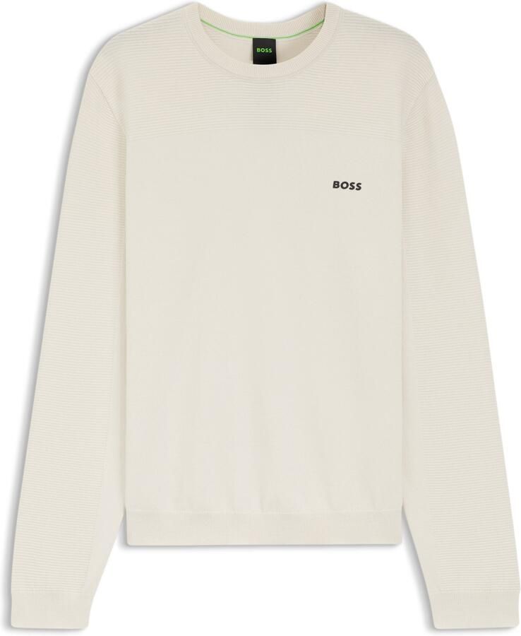 BOSS GREEN Gebreide trui KN Mo tum-X CN Ronde hals Regular Fit contrast HD-logo - Foto 2