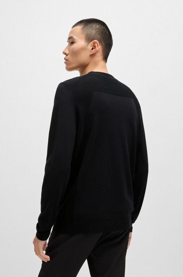 BOSS GREEN Gebreide trui Mo tum Lite C van dry-flex-stof - Foto 3