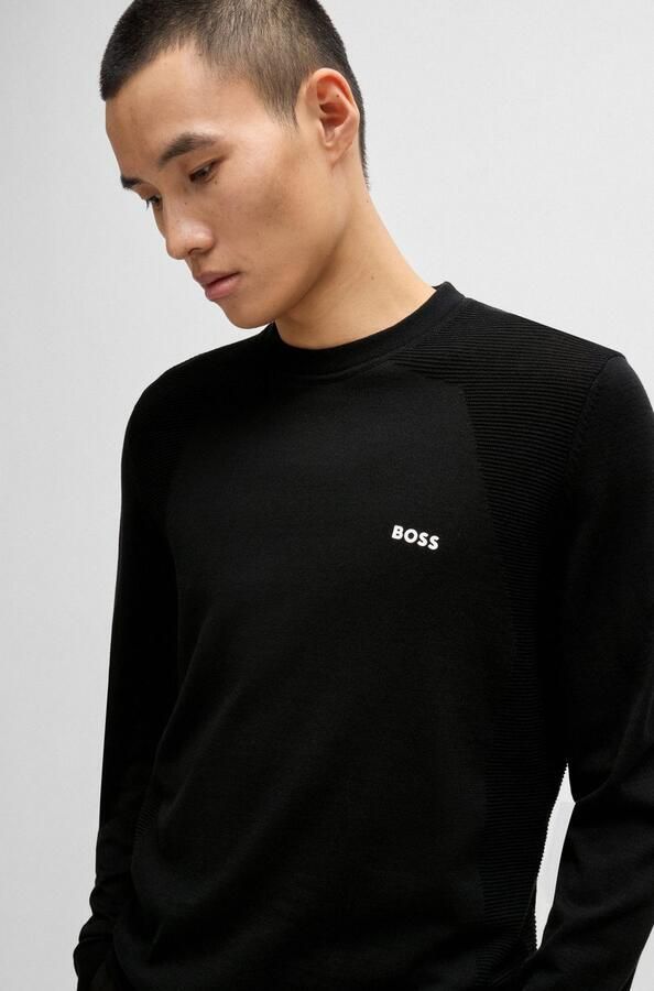 BOSS GREEN Gebreide trui Mo tum Lite C van dry-flex-stof - Foto 4