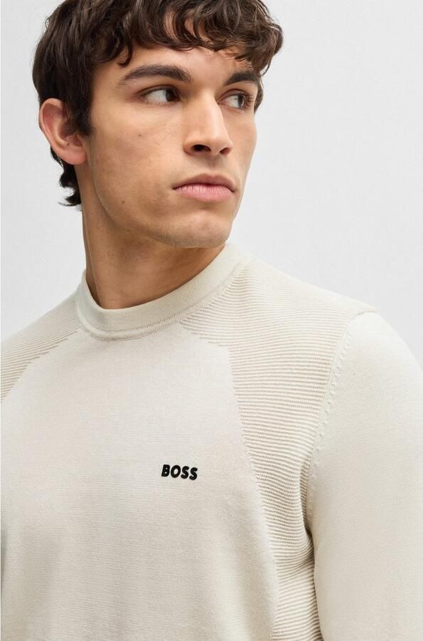 BOSS GREEN Gebreide trui Mo tum Lite C van dry-flex-stof - Foto 3
