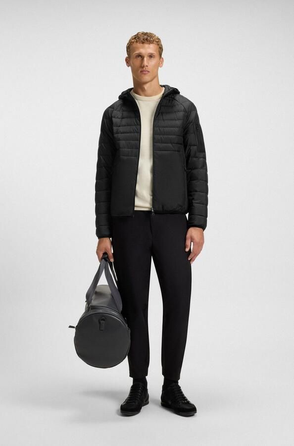 BOSS GREEN Gewatteerde jas Capuchon Regular Fit reflecterende details - Foto 5