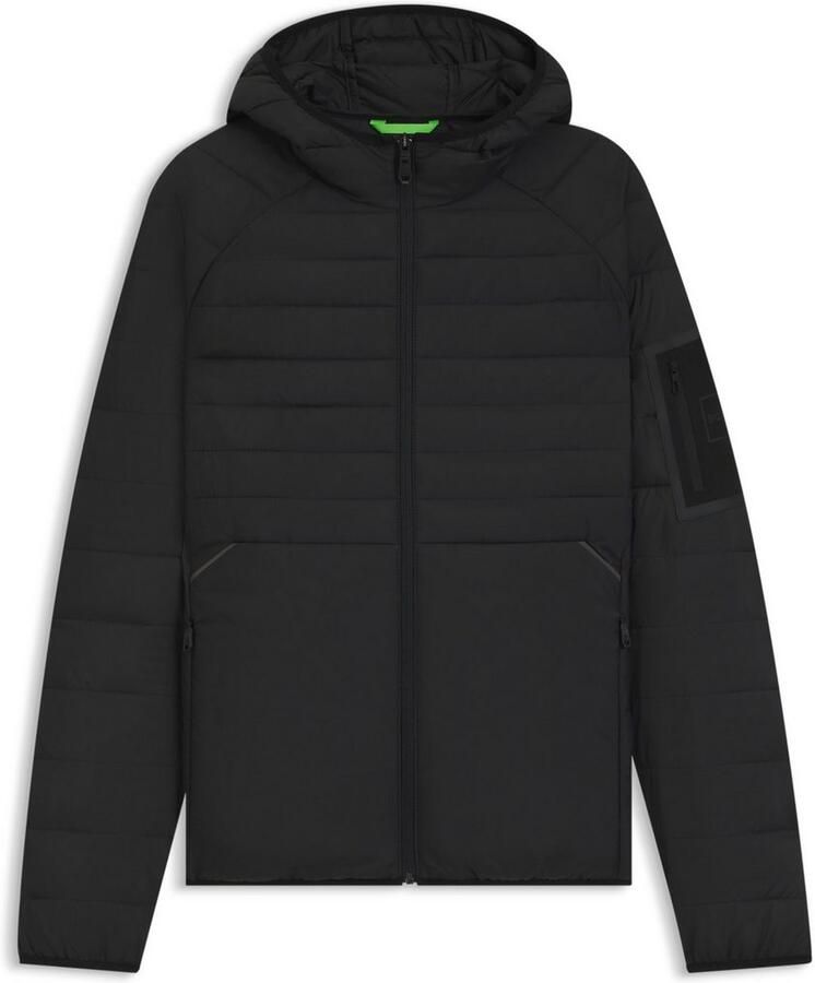 BOSS GREEN Gewatteerde jas Capuchon Regular Fit reflecterende details - Foto 2