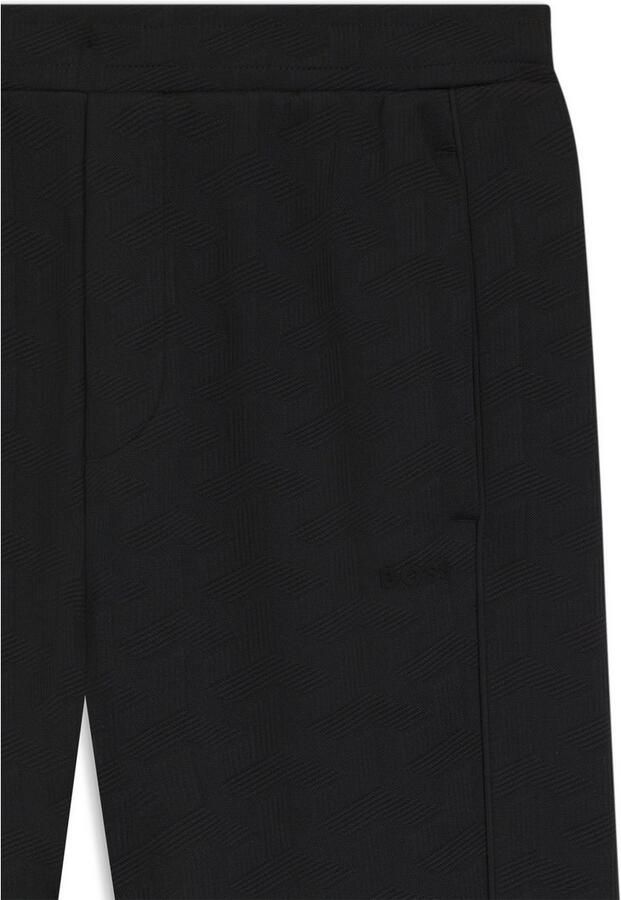 BOSS Green Regular fit sweatpants met jacquardlook model 'MIRROR LONG'