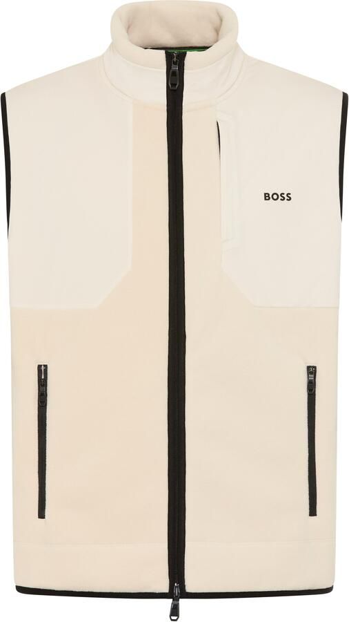 BOSS Green Regular fit gilet met ritssluiting model 'HOLE19 SVEEDY' - Foto 2