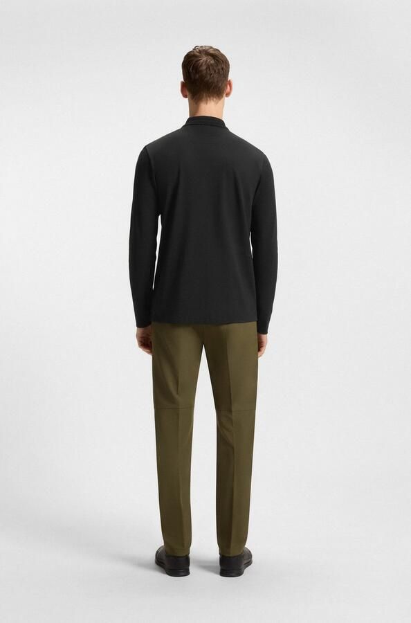 BOSS GREEN Poloshirt met lange mouwen Plisy met strepen op de kraag - Foto 5