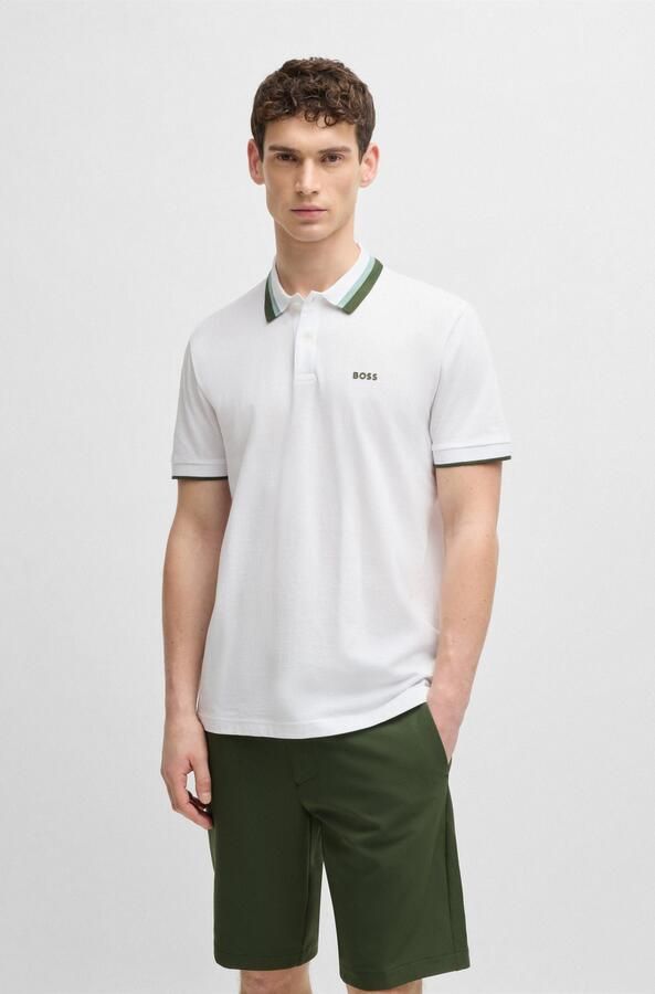 BOSS GREEN Poloshirt Paddy AP Herit met contrastkleurige details - Foto 5