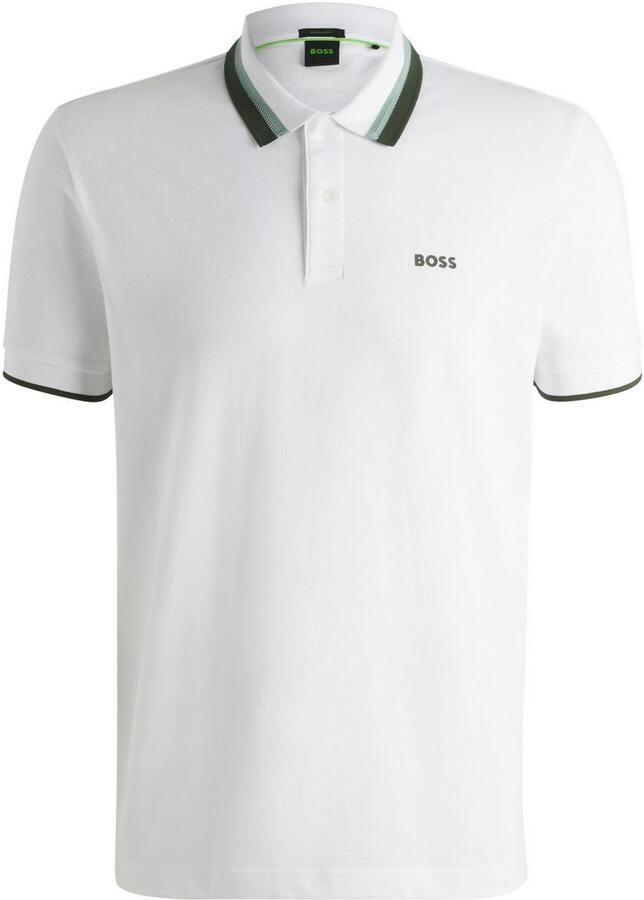 BOSS GREEN Poloshirt Paddy AP Herit met contrastkleurige details