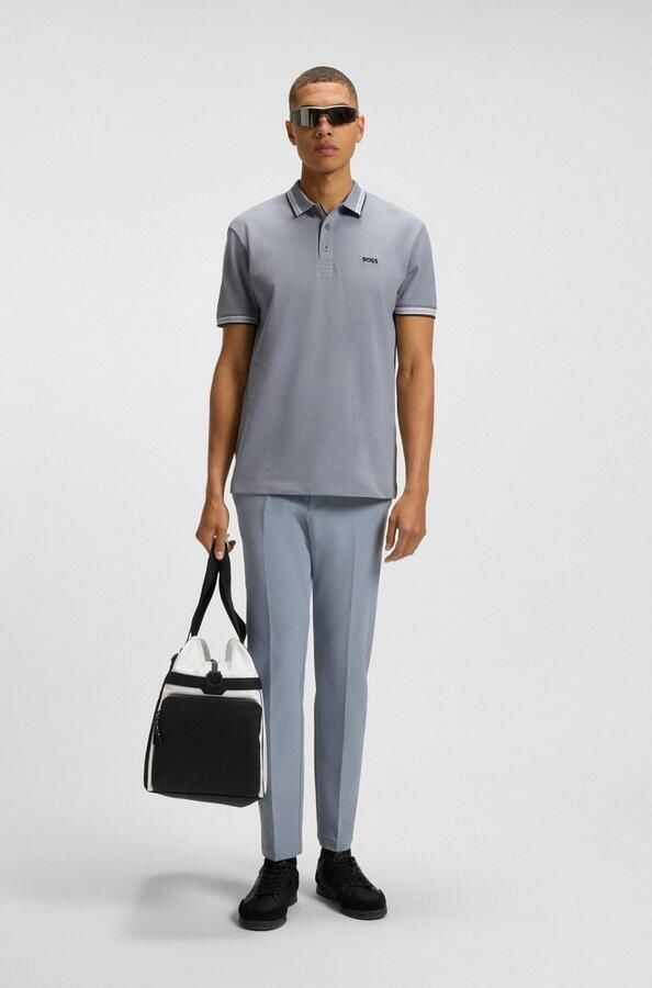 BOSS GREEN Poloshirt PADDY met contrasterende strepen aan de kraag - Foto 3