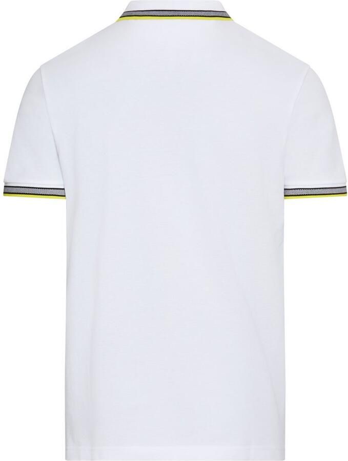 Boss Polo Shirt Korte Mouw Paddy Piqué Polo Shirt Open White Yellow - Foto 5
