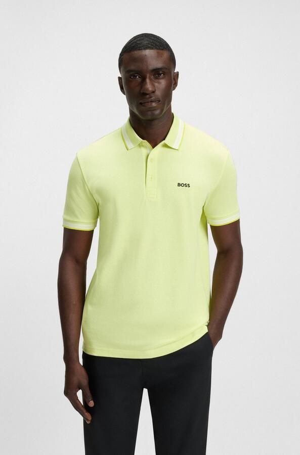 BOSS GREEN Poloshirt PADDY met contrasterende strepen aan de kraag - Foto 5