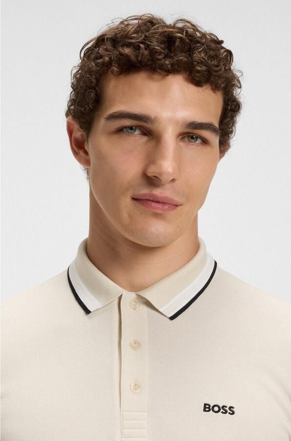 BOSS GREEN Poloshirt PADDY met contrasterende strepen aan de kraag - Foto 3