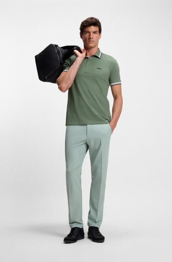 BOSS GREEN Poloshirt PADDY met contrasterende strepen aan de kraag - Foto 5