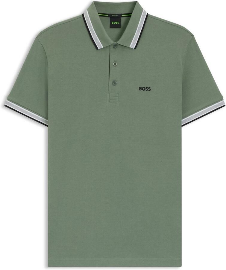 BOSS GREEN Poloshirt PADDY met contrasterende strepen aan de kraag - Foto 2