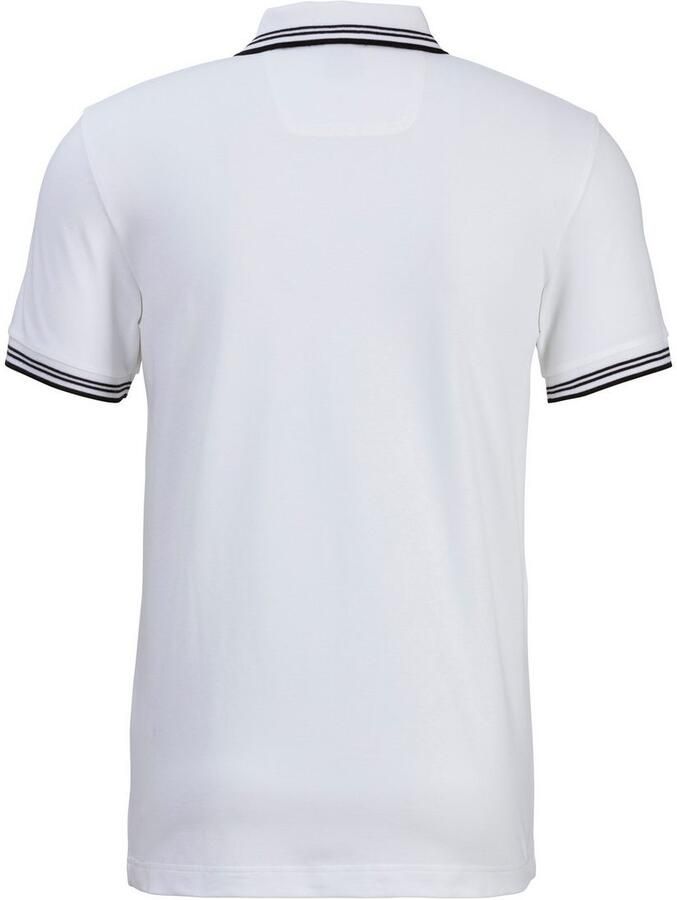 BOSS Green Slim fit poloshirt met labelprint model 'Paul' - Foto 2