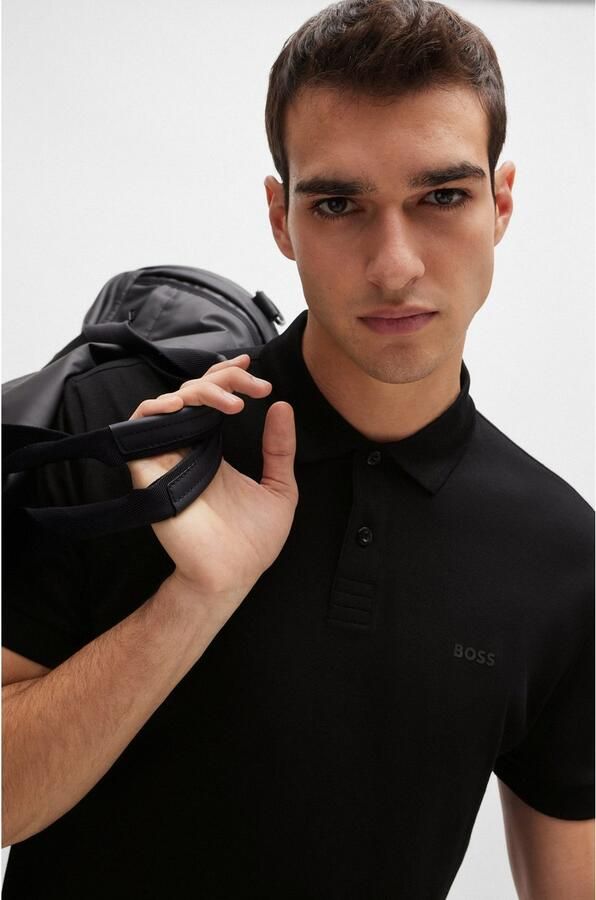 Hugo Boss Zwart poloshirt korte mouw Black Heren - Foto 3