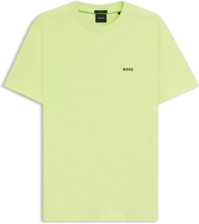Boss T-shirt Korte Mouw Crew Neck Tee T-Shirt Light Pastel Green