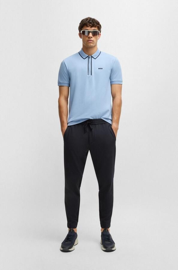 BOSS GREEN Stretchbroek T Flex met elastische tailleband en trekkoord stretchbroek businessbroek - Foto 6