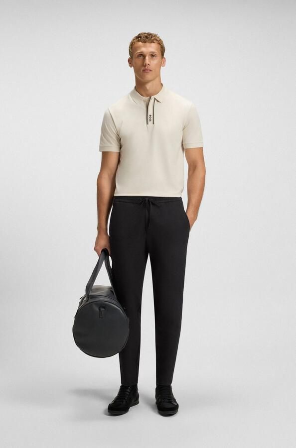 BOSS GREEN Stretchbroek T Flex met elastische tailleband en trekkoord stretchbroek businessbroek - Foto 8