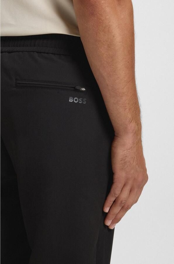 BOSS GREEN Stretchbroek T Flex met elastische tailleband en trekkoord stretchbroek businessbroek - Foto 5
