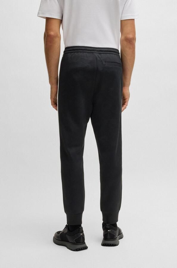 BOSS GREEN Sweatbroek Hover Striped C met contrastkleurige strepen - Foto 4