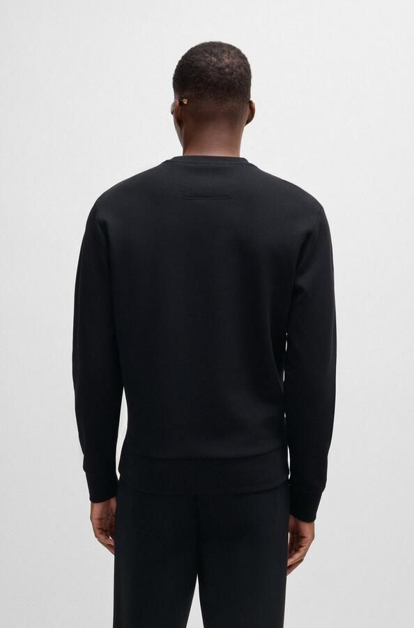 Hugo Boss Zwarte katoenen sweatshirt met lange mouwen Black Heren - Foto 13