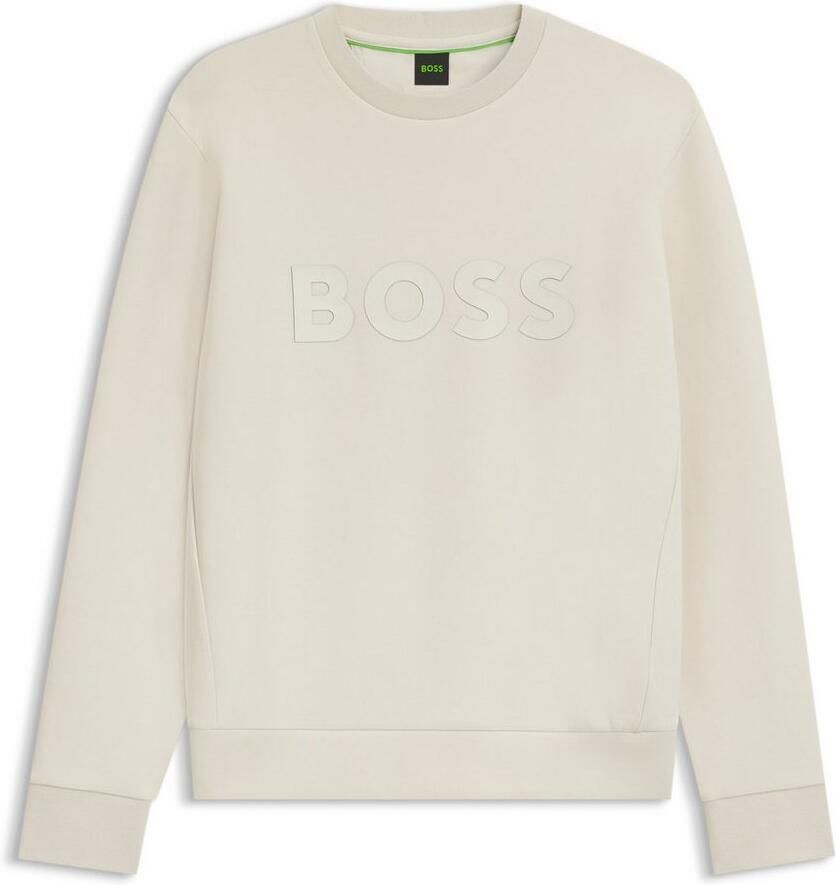 BOSS Green Regular fit sweatshirt van katoenmix model 'SALBO'